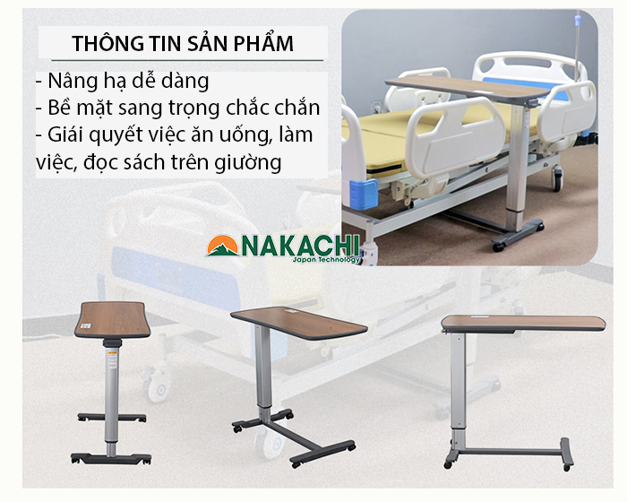 thông tin sản phẩm bàn ăn di động 